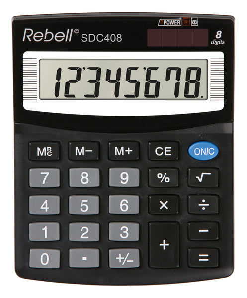 Rebell RE-SDC408-BX Calculator SDC408 Zwart