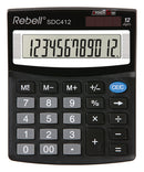 Rebell RE-SDC412-BX Calculator SDC412 Zwart