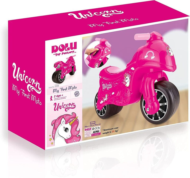 Dolu My First Eenhoorn Loopmotor 48x27x70 cm Roze