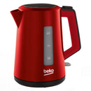 Beko WKM4226R Waterkoker 1.7L 2200W Rood/Zwart