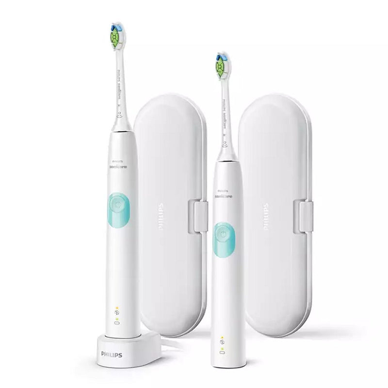 Philips HX6807/35 Sonicare ProtectiveClean 4300 Elektrische Tandenborstel 2 Stuks Wit