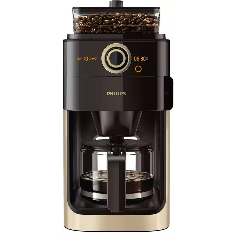 Philips HD7768/90 Grind and Brew Koffiezetapparaat Champagne/Zwart