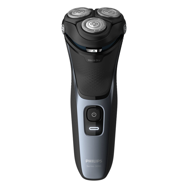 Philips S3133/51 Shaver Series 3000 Wet &amp; Dry Elektrisch Scheerapparaat Zwart/Blauw