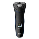 Philips S1323 Shaver 1300 Wet or Dry Scheerapparaat Blauw/Zwart