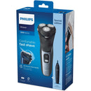 Philips S3133/57 Shaver Series 3000 Scheerapparaat + Trimmer Zwart/Blauw
