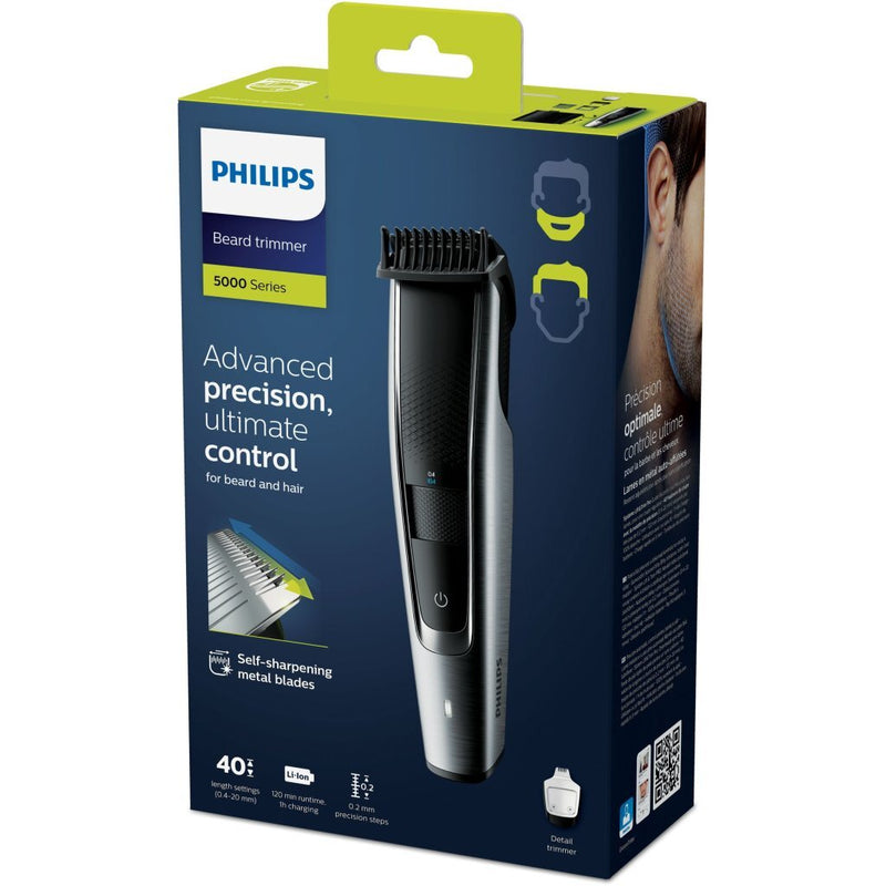 Philips BT5522/15 Series 5000 Baardtrimmer Zwart/Ziler