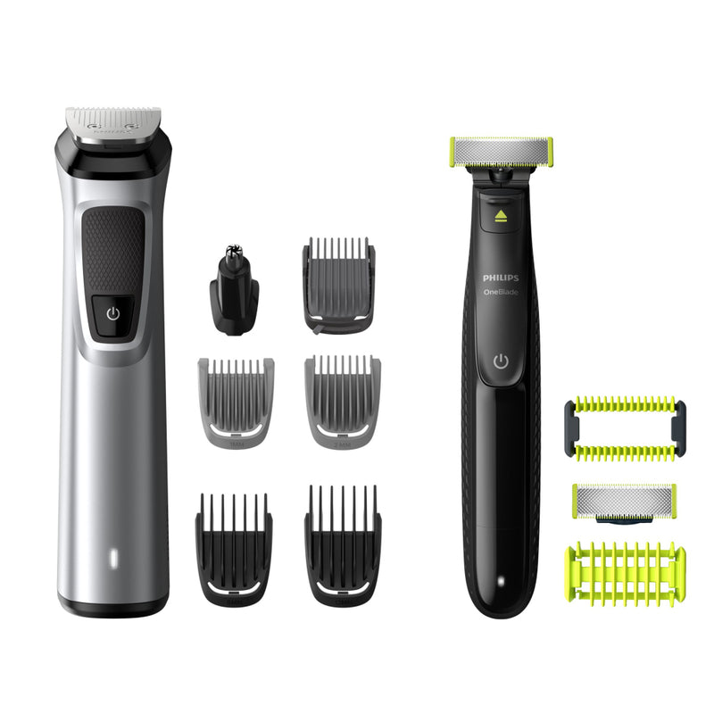 Philips MG9710/90 Multigroom Series 9000 12in1 Trimmer Zilver/Zwart/Limoen
