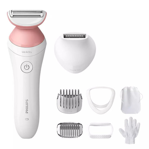 Philips BRL146/00 Lady Shaver Series 6000 Scheerapparaat Wit/Rose