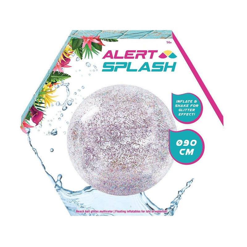 Alert Splash Glitter Strandbal 90 cm