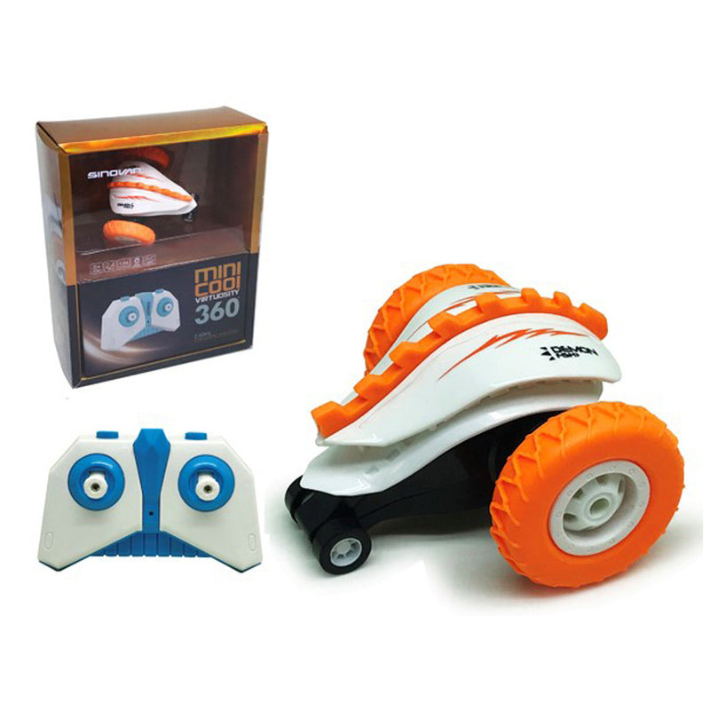 Sinovan RC Mini Cooi 360 Graden Stunt Racer Oranje