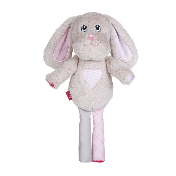 Jipy Knuffel Hond + Rammel Roze