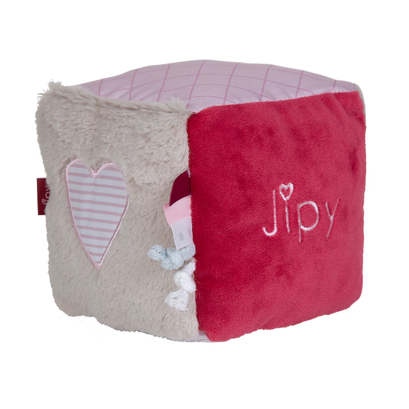 Jipy Knuffel Rammel-Kubus Roze