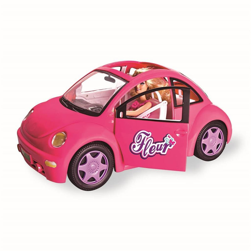 Fleur Auto met Pop Roze