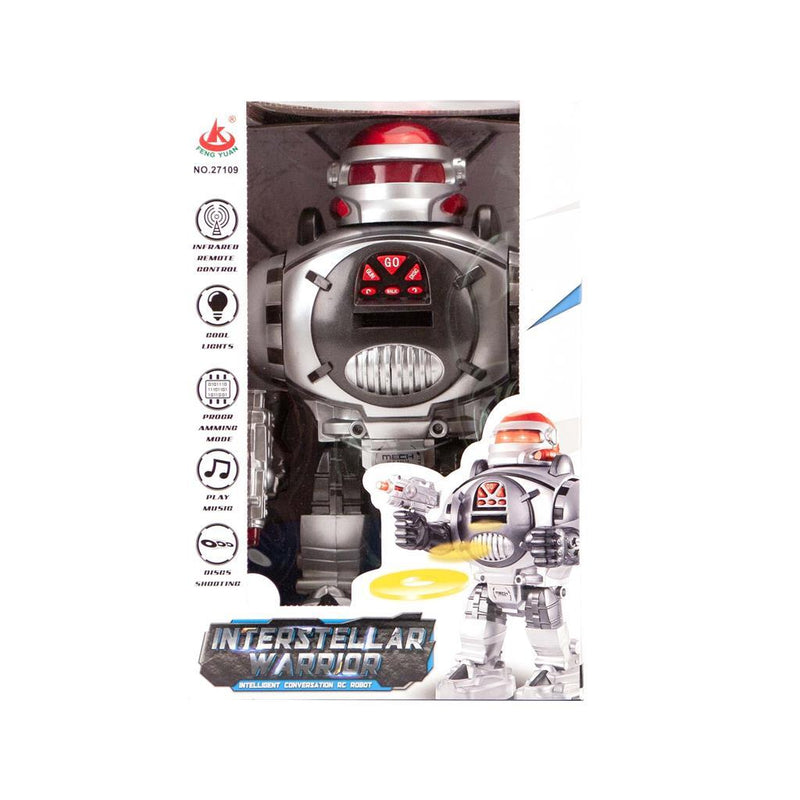 RC Interstellar Warrior Robot + Licht en Geluid Assorti