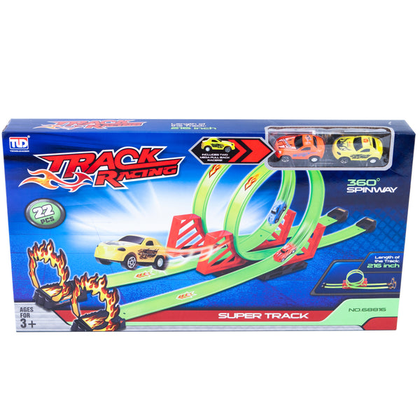 Track Racing Racebaan 548 cm + 2 Auto&#039;s