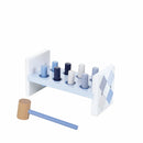 Jipy Houten Hamerbank + 8 Pennen Blauw