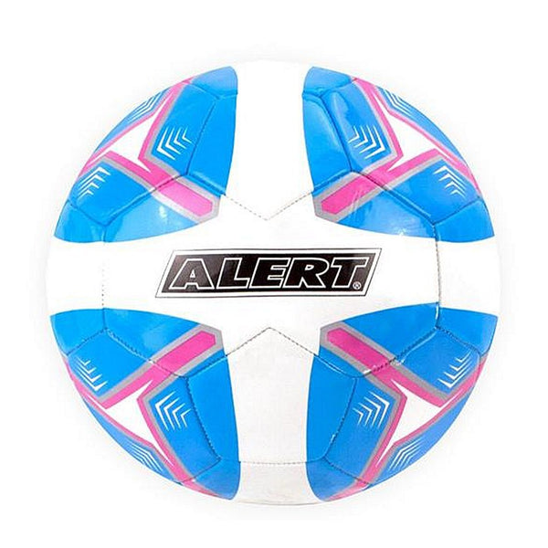 Alert Voetbal Maat 5 Blauw/Wit/Roze