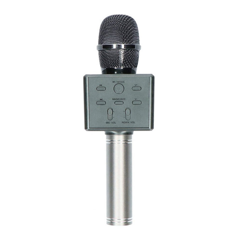Karaoke Microfoon + Bluetooth Zwart/Zilver
