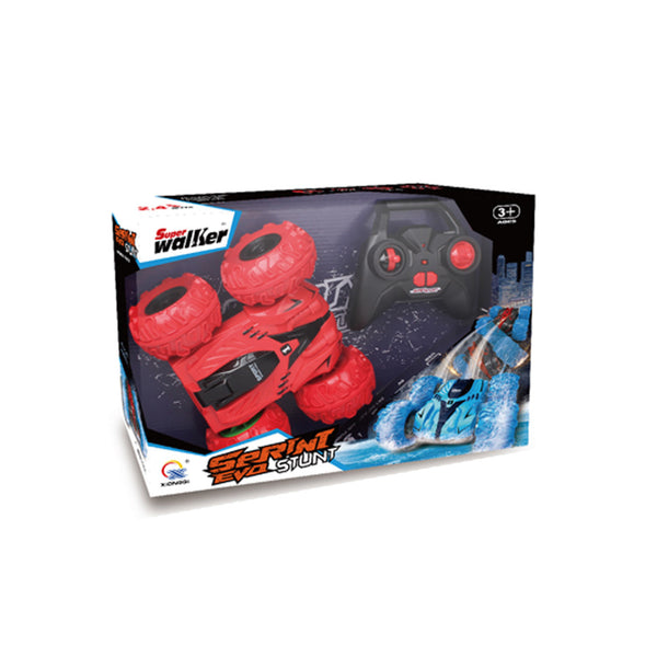Super Walker Serini Eva Stunt RC Auto + Pomp Rood