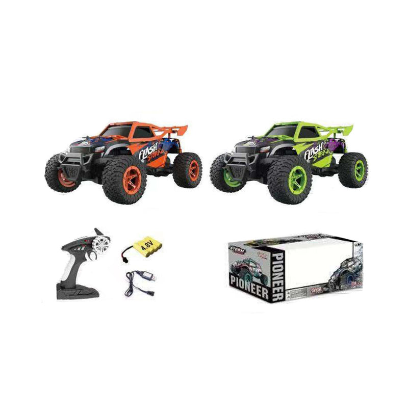 RC Highspeed Auto 1:16 Assorti Rood Groen