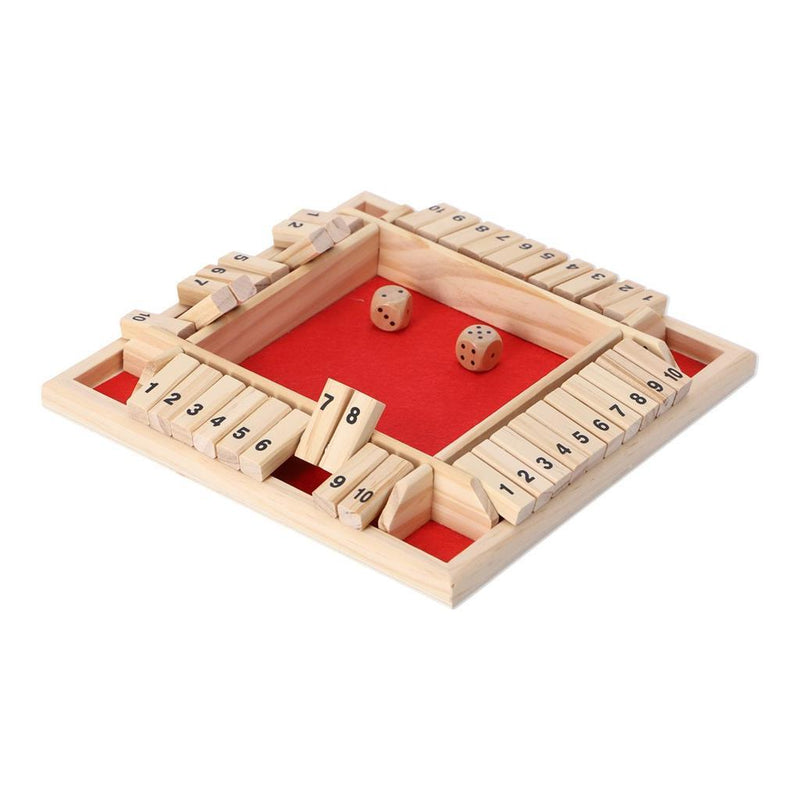 Houten Shut The Box Spel