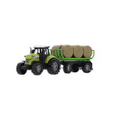 Tractor + Aanhanger met Hooibalen + Licht en Geluid