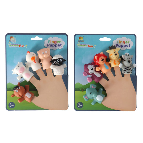 Vingerpopen Dieren Assorti