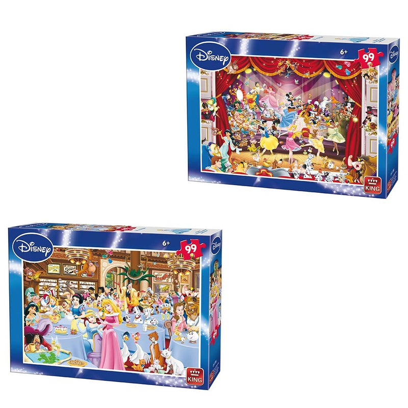 King Puzzel Disney Tearoom and Theater 99 Stukjes Assorti