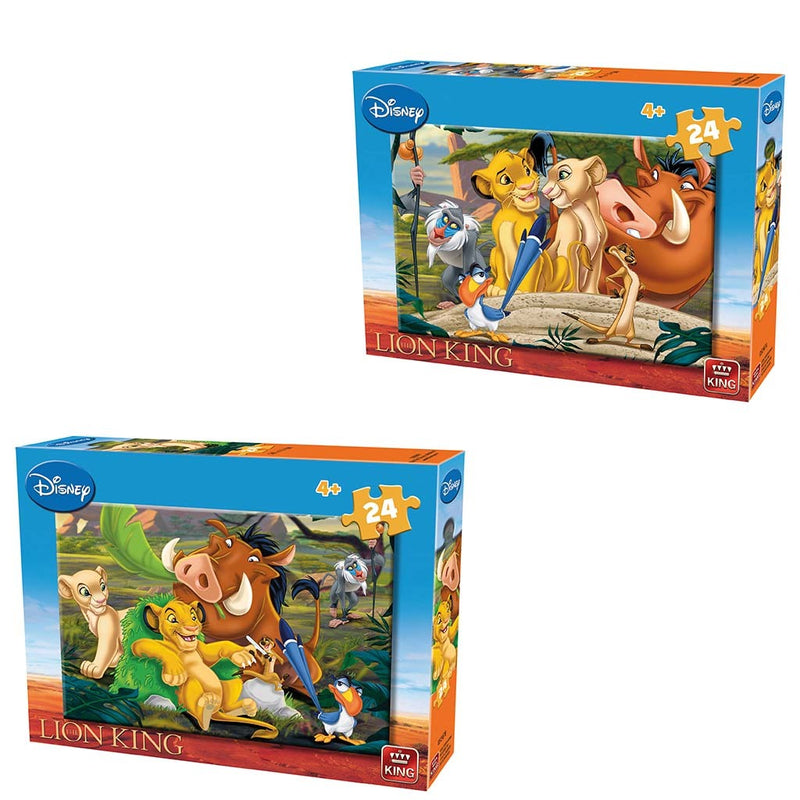 King Puzzel Disney The Lion King 24 Stukjes Assorti