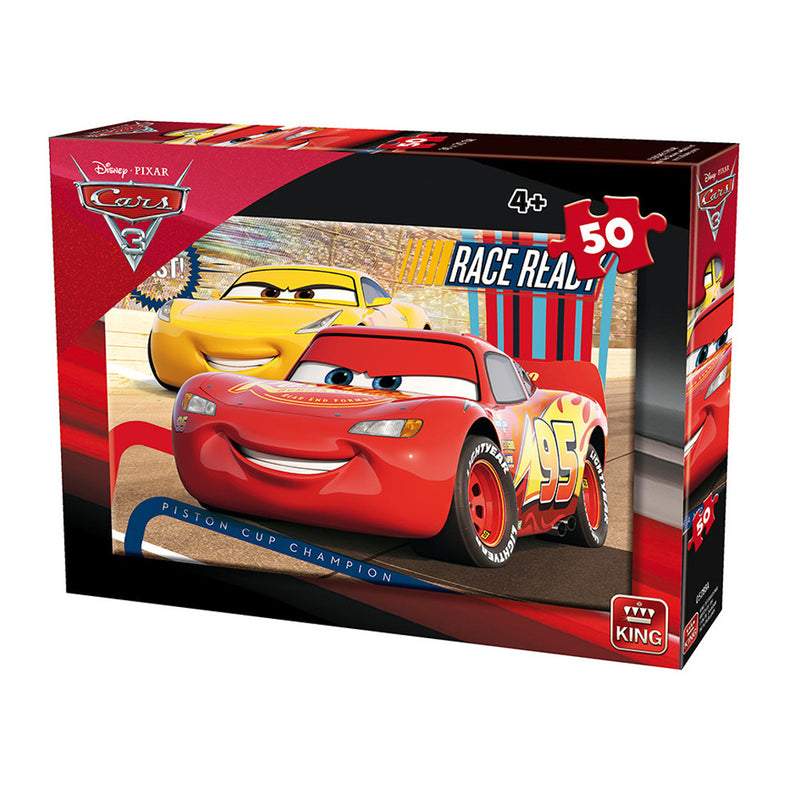 King Puzzel Cars 3 50 stukjes