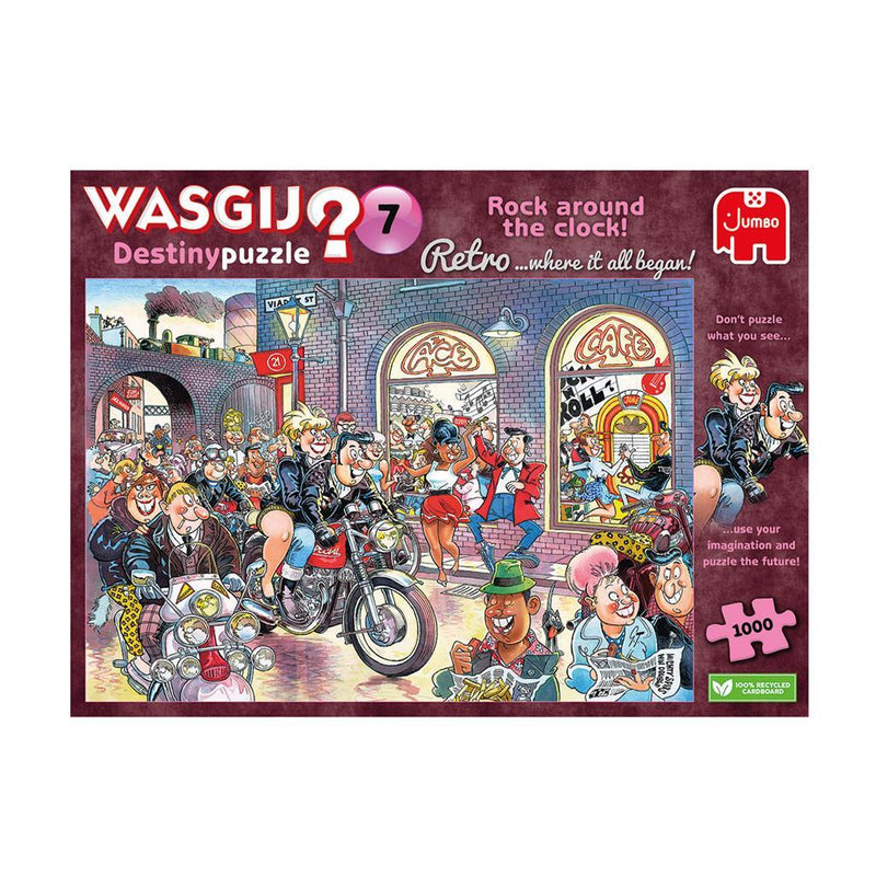 Wasgij Retro Destiny 7 - Rock around the clock!, 1000st.