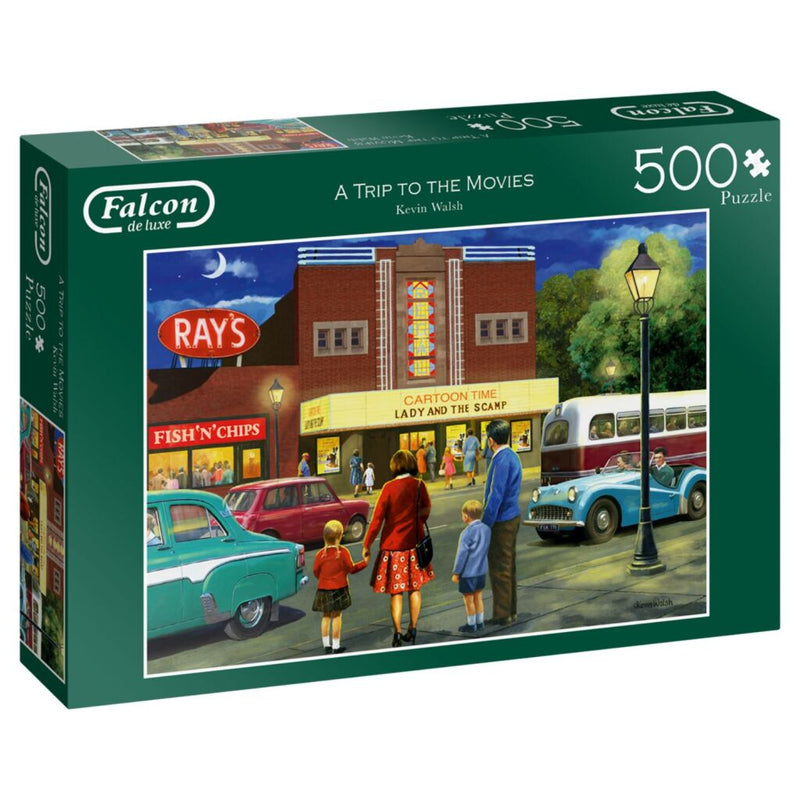 Falcon de Luxe Puzzel A Trip To The Movies 500 Stukjes
