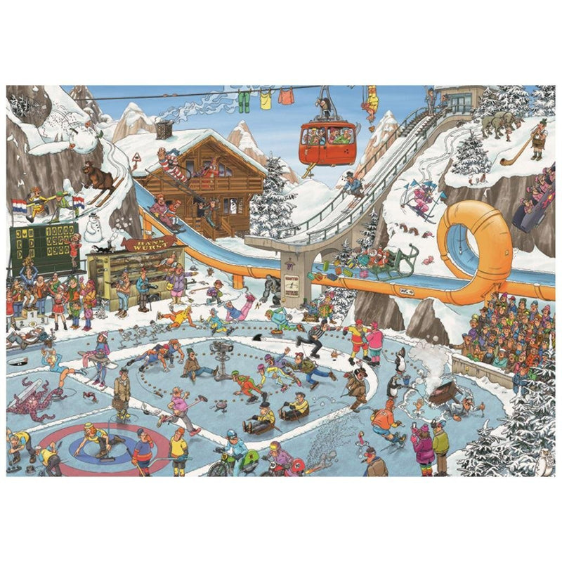 Jan van Haasteren Legpuzzel - Winterspelen, 1000st.