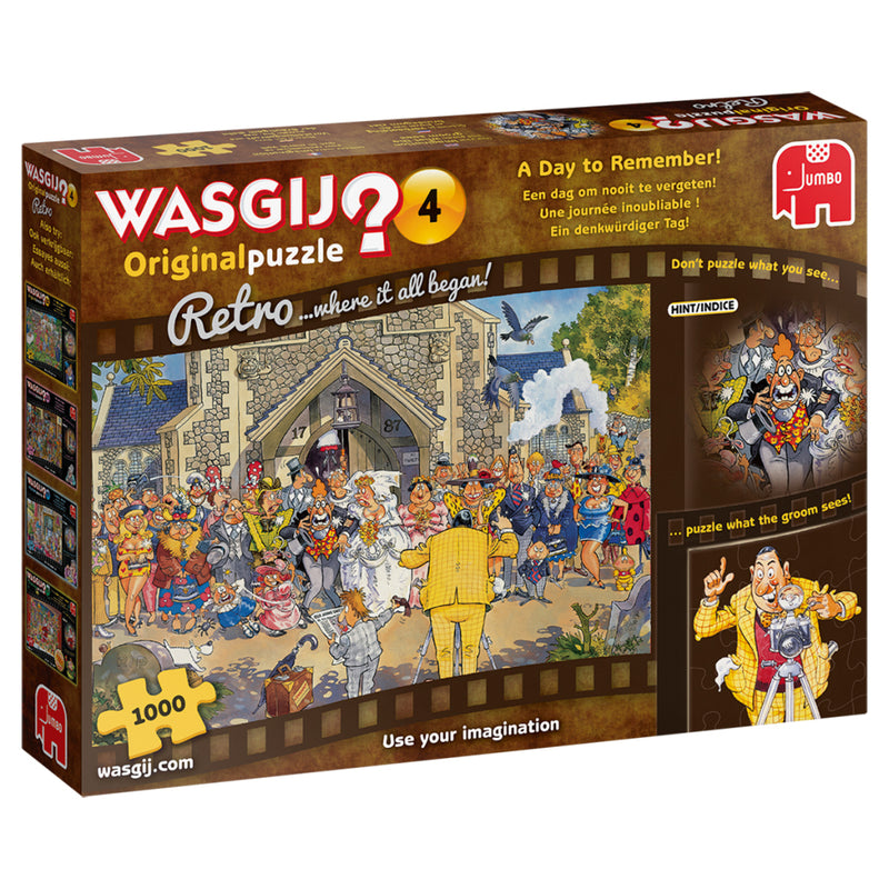 Jumbo Puzzel Wasgij Retro A Day to Remember! 1000 Stukjes
