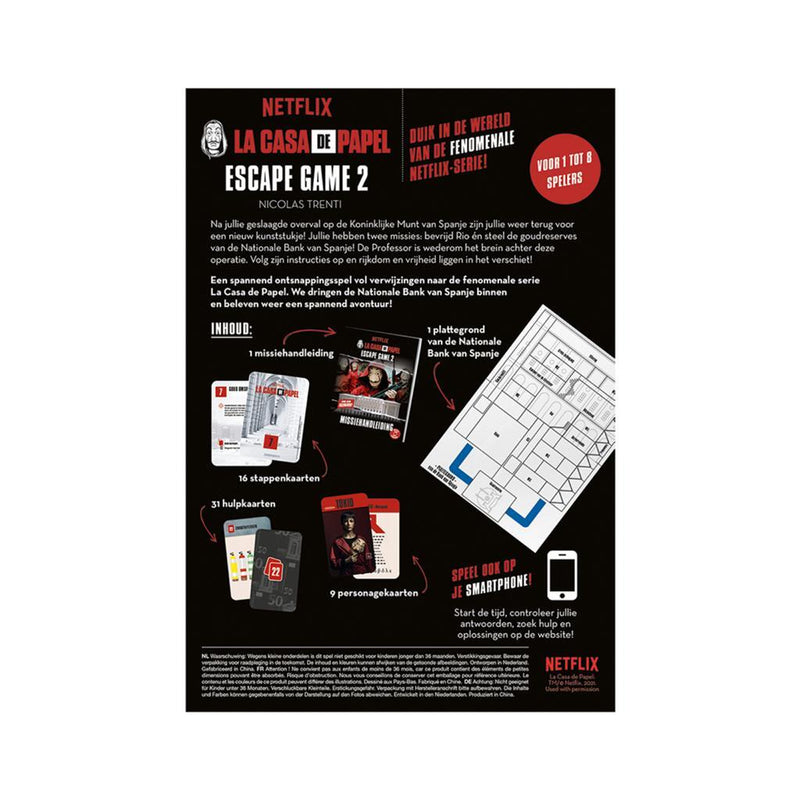 Jumbo Spel La Casa De Papel Escape Game 2