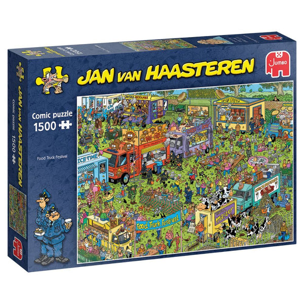 Jan van Haasteren Legpuzzel - Food Truck Festivals, 1500st.