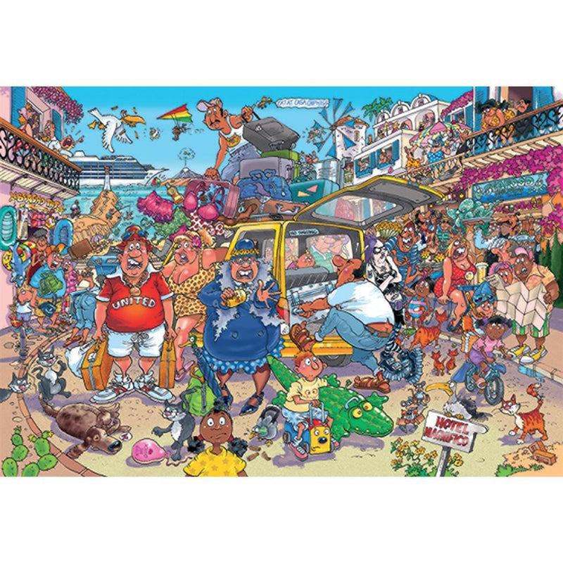 Jumbo Puzzel Wasgij Original Vakantiefiasco 1000 Stukjes