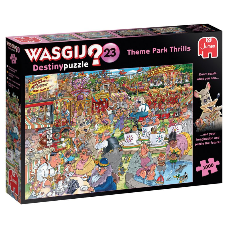 Jumbo Puzzel Wasgij Destiny 23 Spektakel in het Pretpark 1000 Stukjes