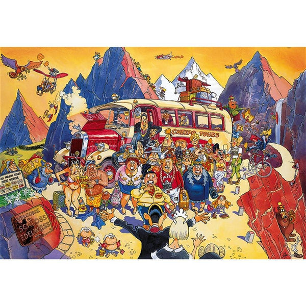 Jumbo Puzzel Wasgij Original 5 Retro Late Booking 1000 Stukjes