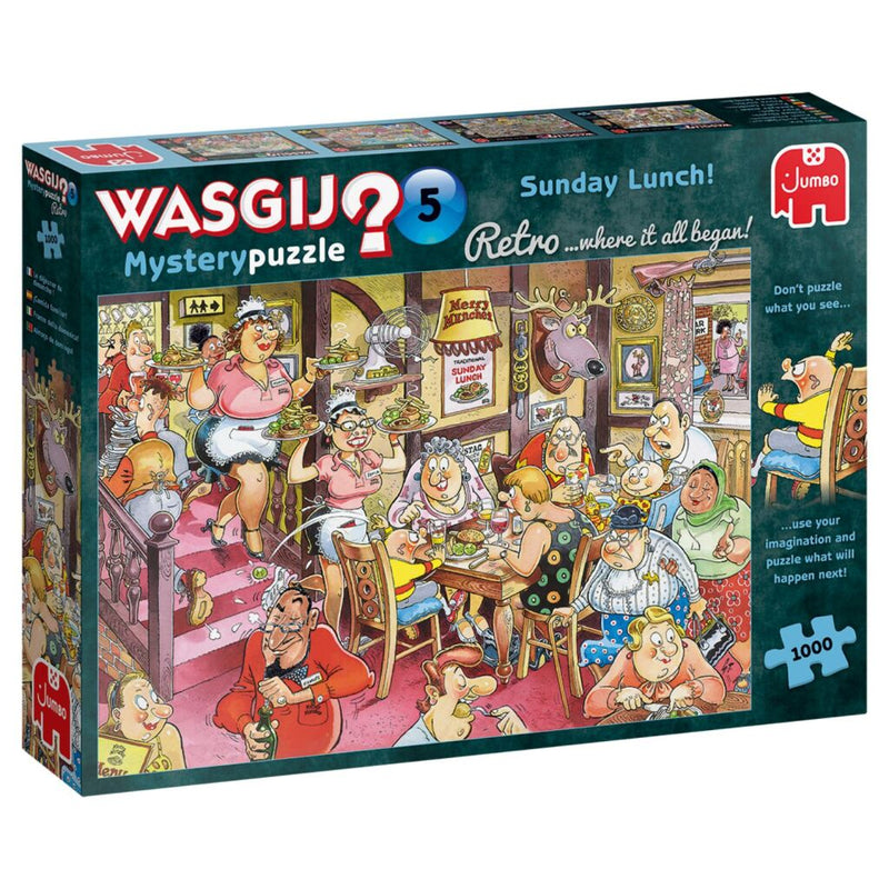 Jumbo Puzzel Wasgij Mystery 5 Retro Zondagse Lunch 1000 Stukjes