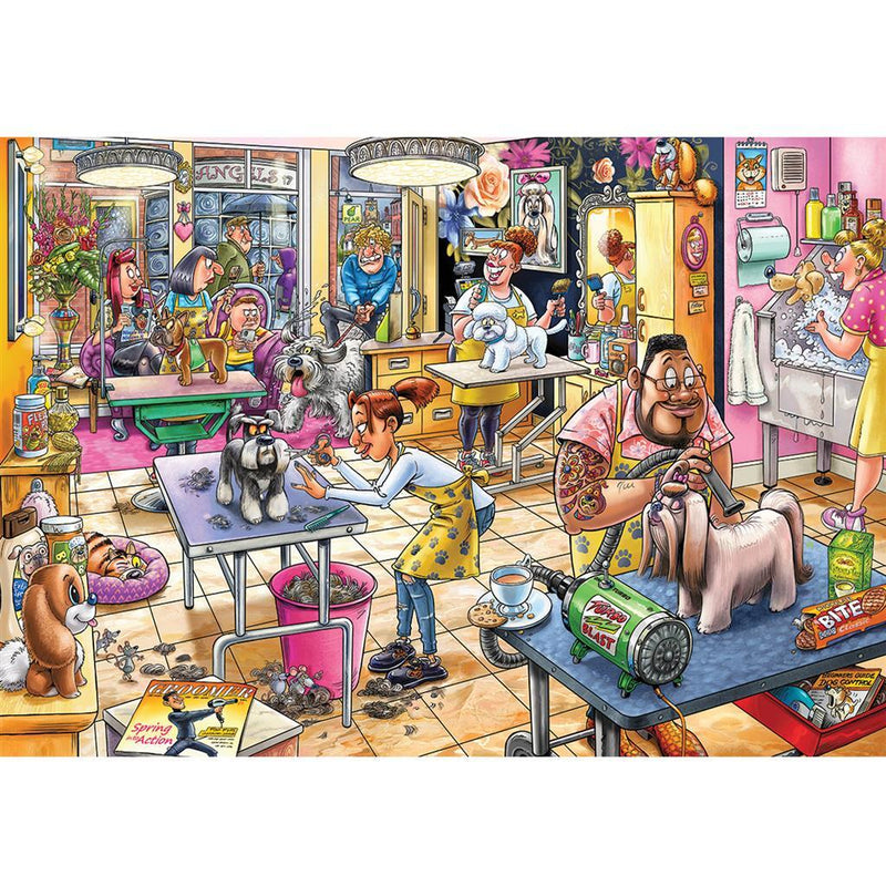 Jumbo Puzzel Wasgij Mystery 23 Pooch Parlour 1000 Stukjes