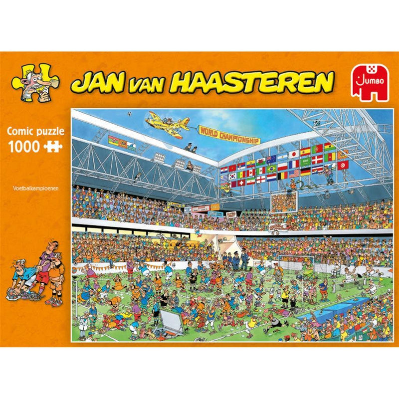 Jumbo Puzzel Jan Van Haasteren Voetbalkampioenen 1000 Stukjes