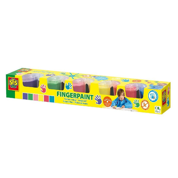 SES Vingerverf, 6 kleuren