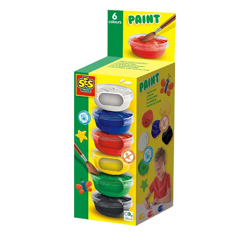 SES Creative Plakkaatverf 6x45 ml