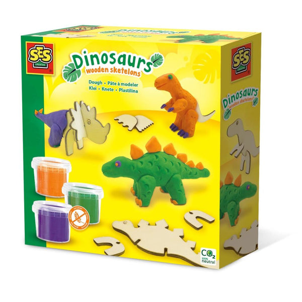 SES Klei - Dinosaurus Houten Skeletten