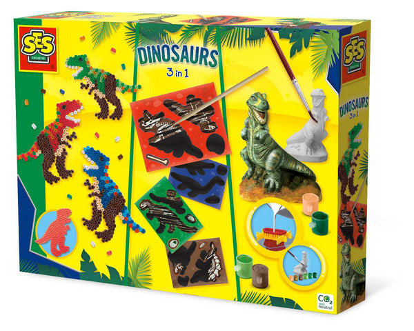SES Knutselset Dino's, 3in1