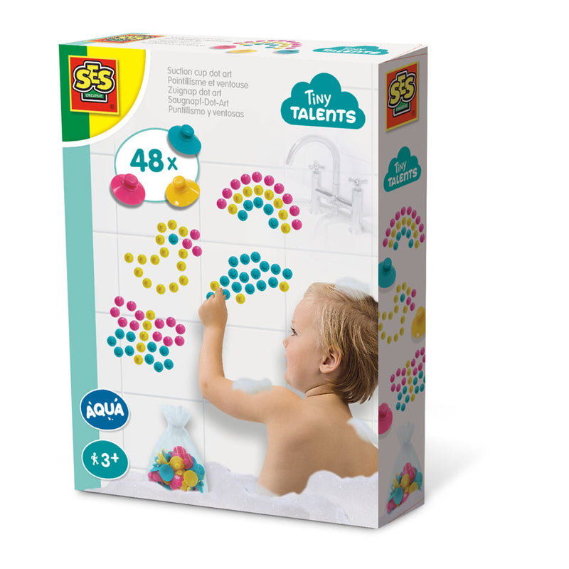 SES Creative Tiny Talents Zuignap Dot Art 48 Stuks