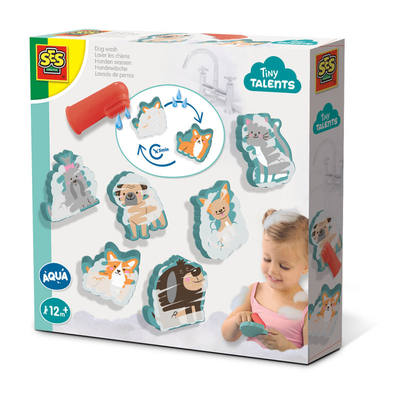 SES Tiny Talents Aqua Honden Wassen