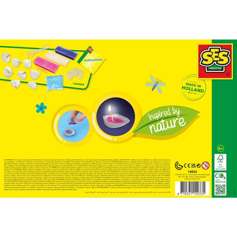 SES Schelp Kaarsen - Inspired by Nature