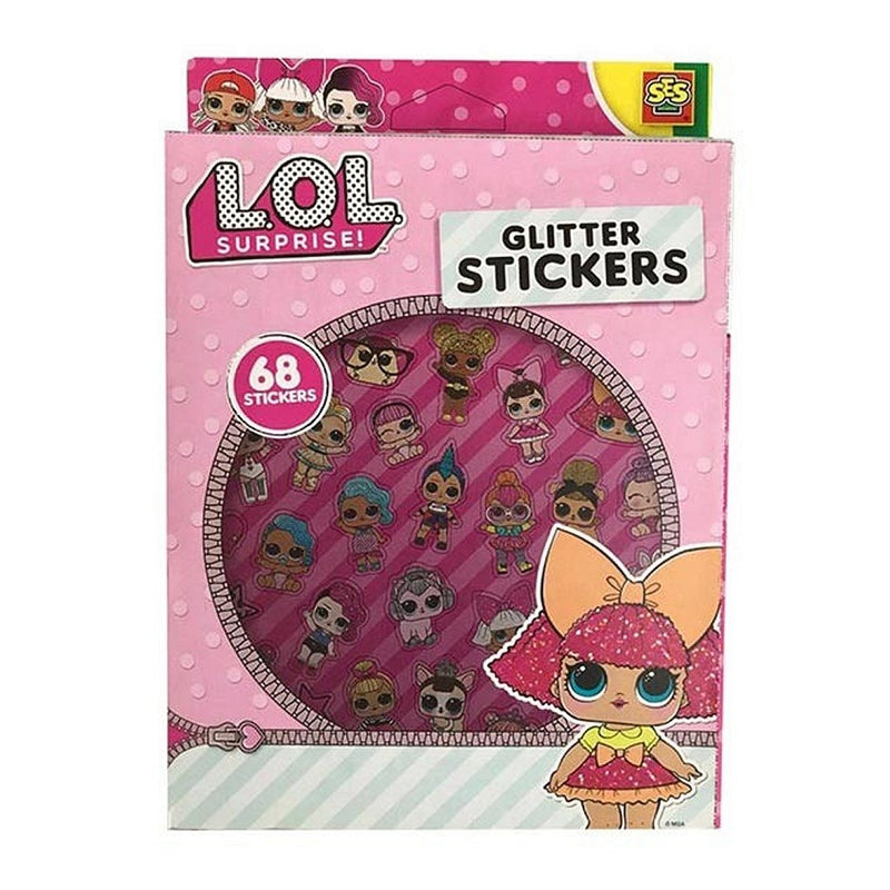 SES Creative L.O.L. Surprise Glitter Stickers 68 Stuks